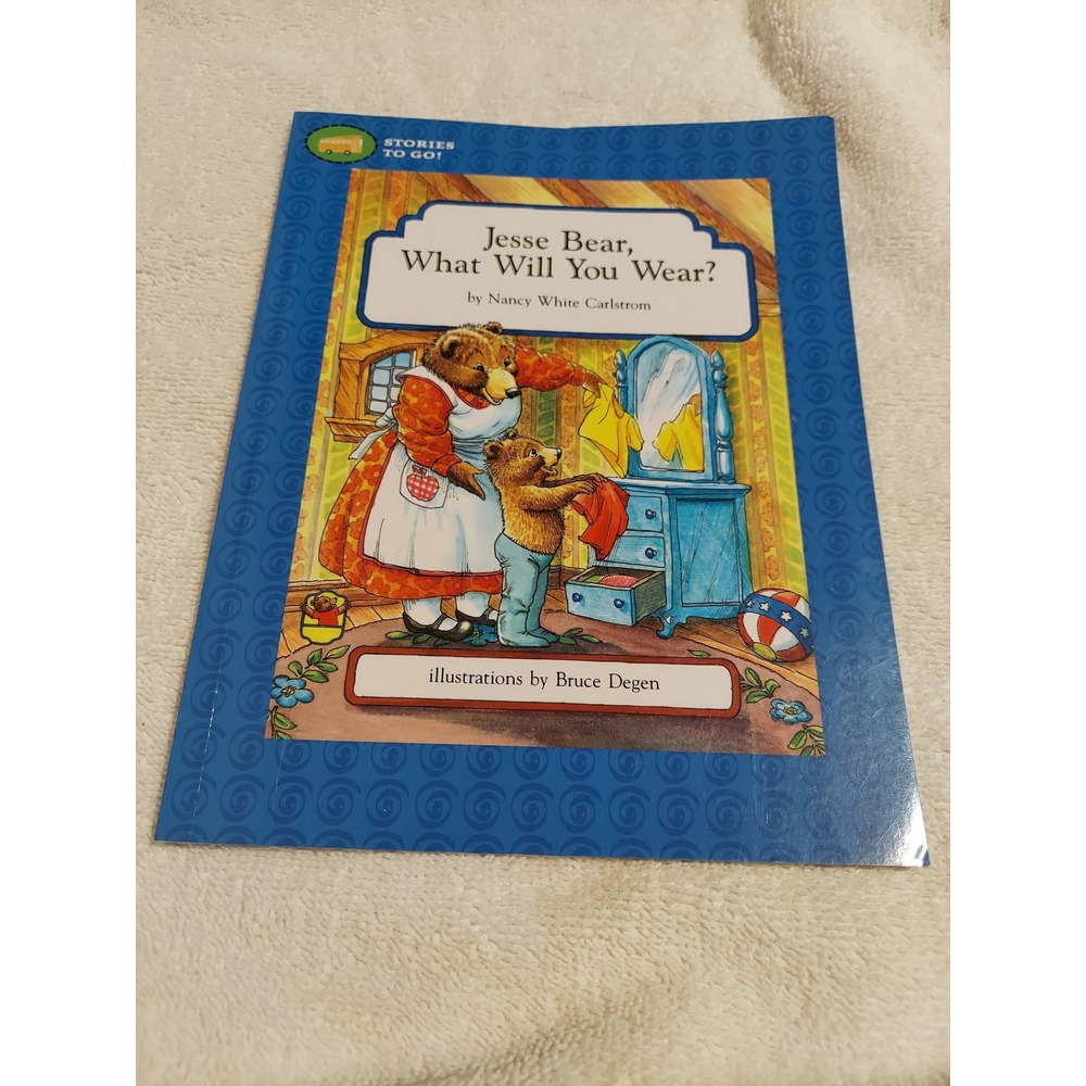 Jesse Bear What Will You Wear? Stories To Go!‎ Kids Childrens Book